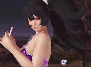 Dead or Alive Xtreme Venus Vacation Ayane Valentine's Day Pose Cards Fanservice Appreciation