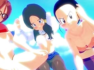 Dragon Ball Z EX 3  Part 1  Videl and A18 Almost catch Gohan  Watch full 1hr movie on Patreon