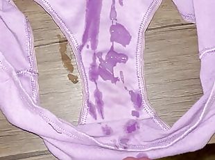 onani, cumshot, homofil, skitten, truser, cum, amerikansk, søt, bh, undertøy-underwear