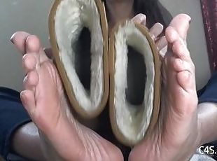 Stinky Uggs - Worn Shoes - Foot Fetish - Sweaty Feet - C4S 26814 - Foot Worship - Foot Slave