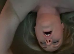 Real amateur couple sex with big tits on hotwife - We both cum and organism