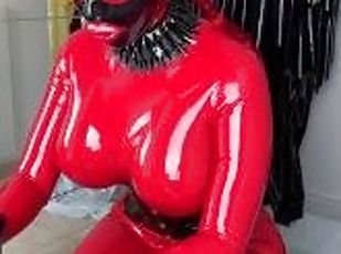 store-pupper, fetisj, latex, femdom, dukke, gummi