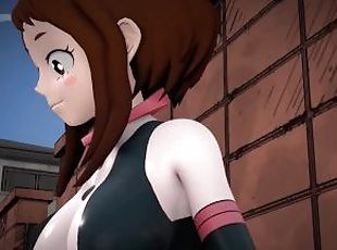 Uraraka and Midoriya sex on a mission