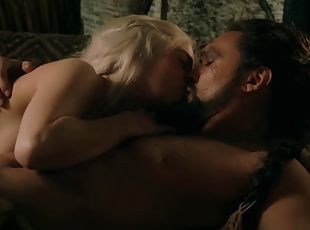 GOT Emilia Clarke Sex Scenes No Music