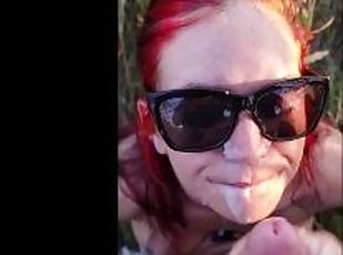 Cum Facial In the Woods - Evollana