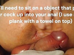 Self Fucking Guide - Nympho Trans Girl How To Self Fuck And Anal Creampie Your Own Ass