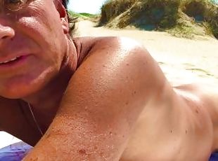 UltimateSlut Fucking the Sand Nude Beach