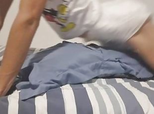 DIaper Boy Jerking Off while Humping a Pillow