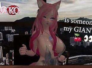 I love TEASING you with my GIANT CAT GIRL TITS!!!! SEXY VTUBER TITTY FUCK!!!!