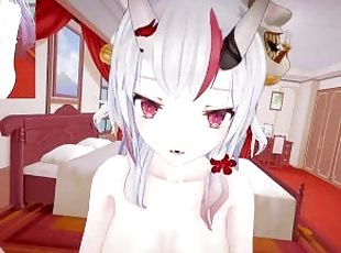 Vtuber - Futa Nakiri Ayame switch fuck  Male Taker Pov