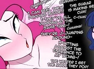 Popping Candy And Ponko" MLP NSFW Comic Dub (Art By: Pshyzomancer Edited By: DrumstickPony)