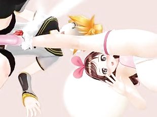 Ballbusting Animation - Kizuna Ai Valentine's Day Kicks