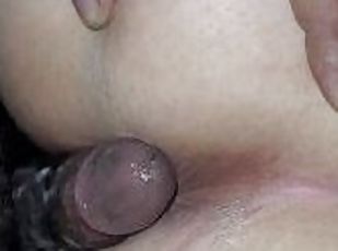 Closeup creampie