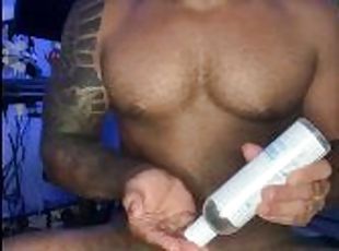 Fucking my Torso toy and leaving it full of thick warm cum???? Wish it was you getting filled?????