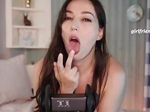 ASMR hot girlfriend tells you how she'd suck your cock JOI & DIRTY TALK