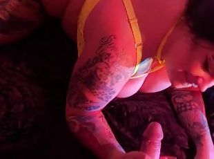 Cum Eating Cheater Hot Wife Sucks and Fucks the Handyman and Drains His Fat Nuts
