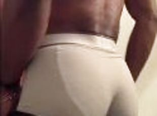 Hairy Black Jock Teasing