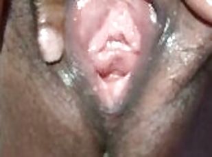 Close up Finger my tight pussy until orgasm
