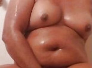 Shower babe vaginal orgasm. No squirt