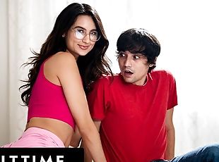 ADULT TIME - Stepsis Eliza Ibarra Accidentally Fucks Her Stepbro After Putting On The Wrong Glasses!