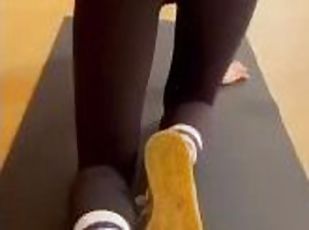 Korean student about to be fucked in the gym