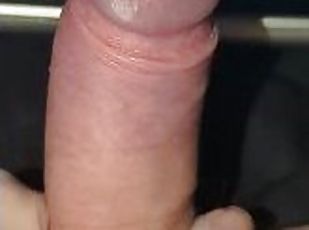 Big dick close up masturbation